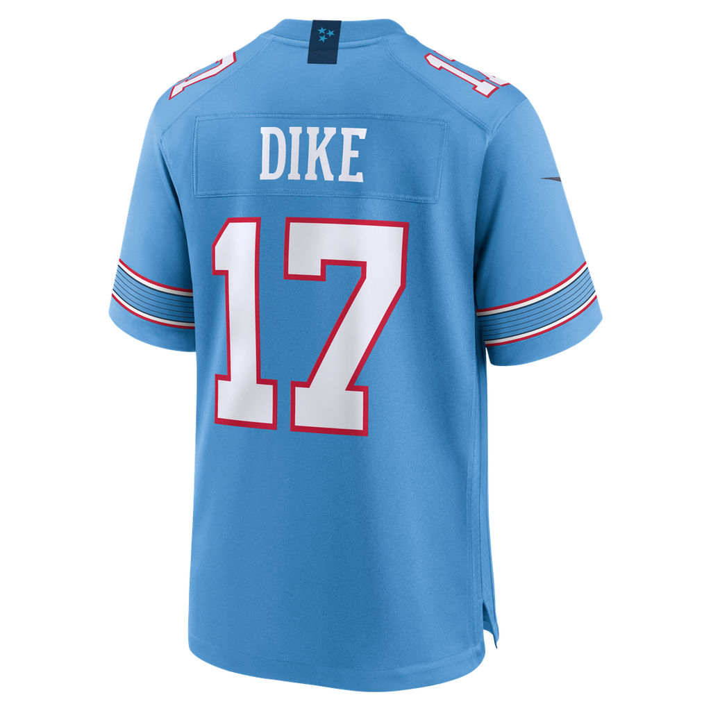Chimere Dike Tennessee Titans Game Jersey - Light Blue