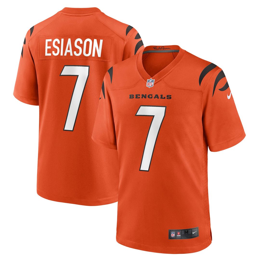 Boomer Esiason Cincinnati Bengals Alternate Game Jersey - Orange