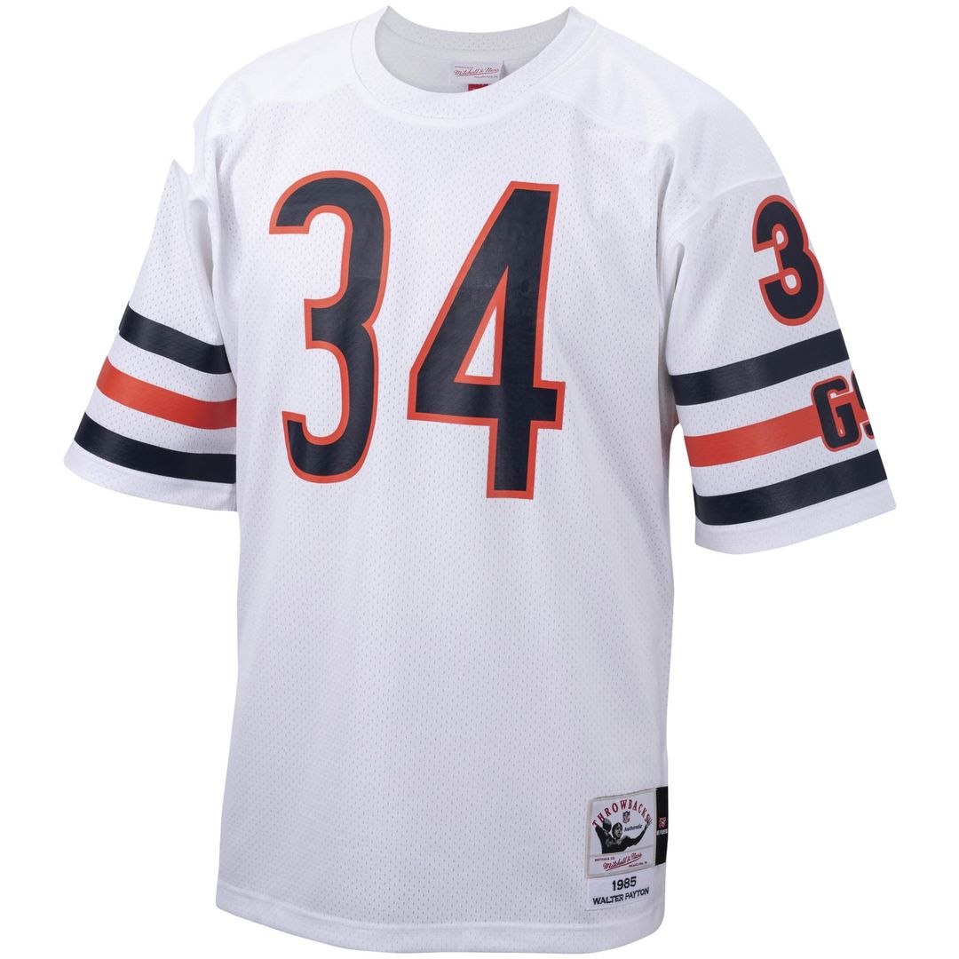 Walter Payton Chicago Bears 1985 Authentic Throwback Jersey - White