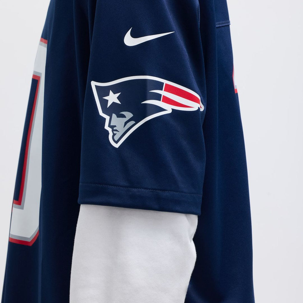 Drake Maye New England Patriots Game Jersey - Navy