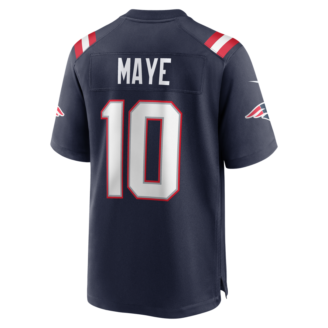 Drake Maye New England Patriots Game Jersey - Navy