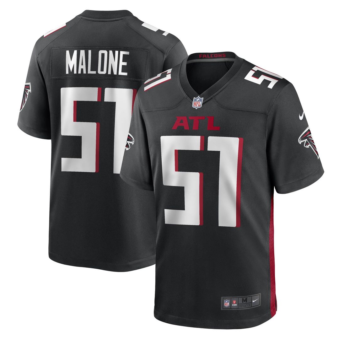 DeAngelo Malone Atlanta Falcons Game Jersey - Black