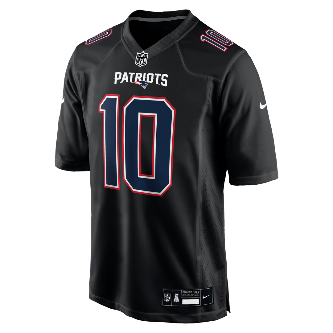 Drake Maye New England Patriots Game Jersey - Tundra White