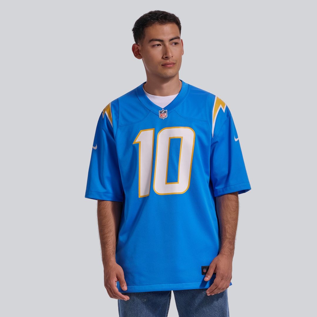 Justin Herbert Los Angeles Chargers Alternate Charger Power Game Jersey - Gold