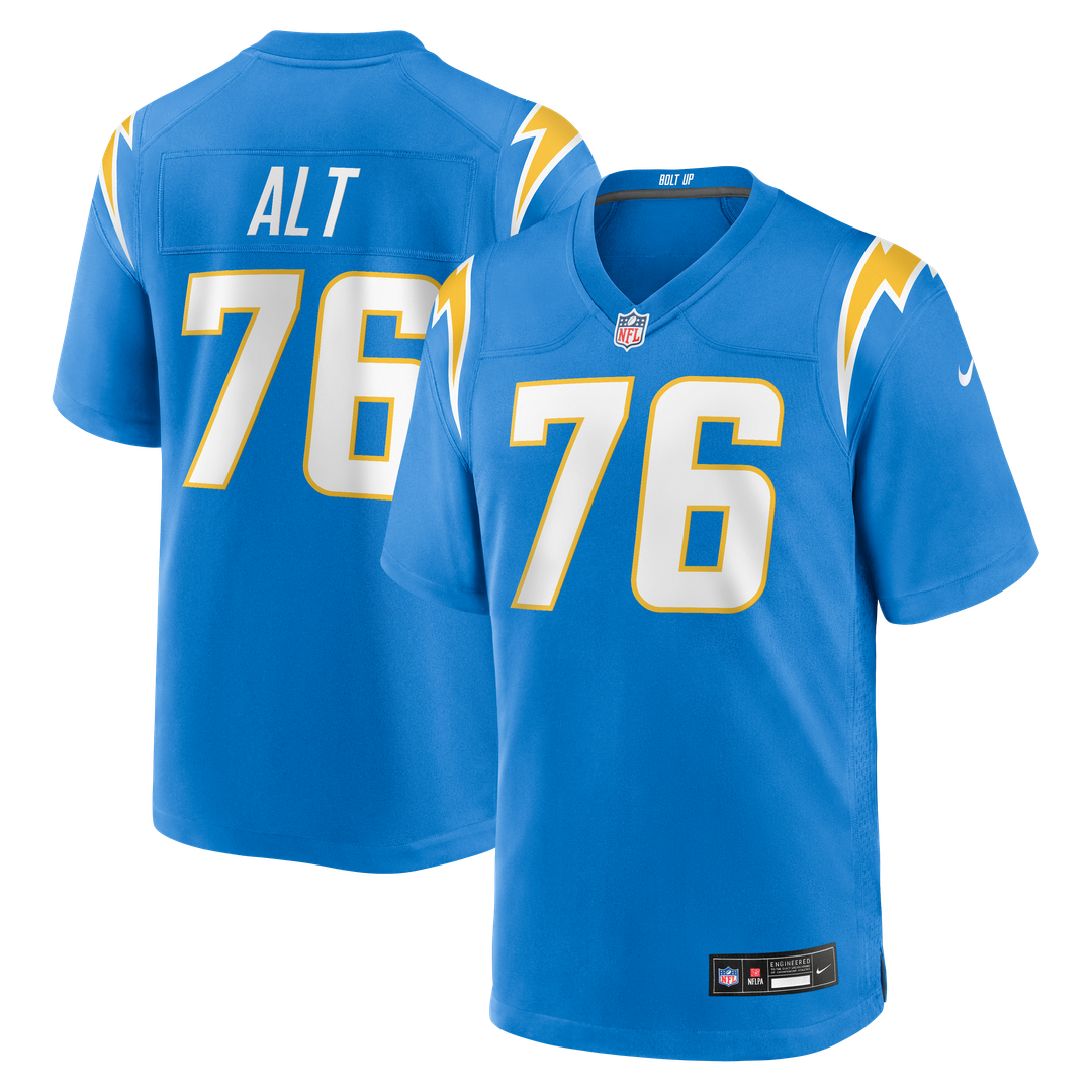 Joe Alt Los Angeles Chargers Game Jersey - Powder Blue