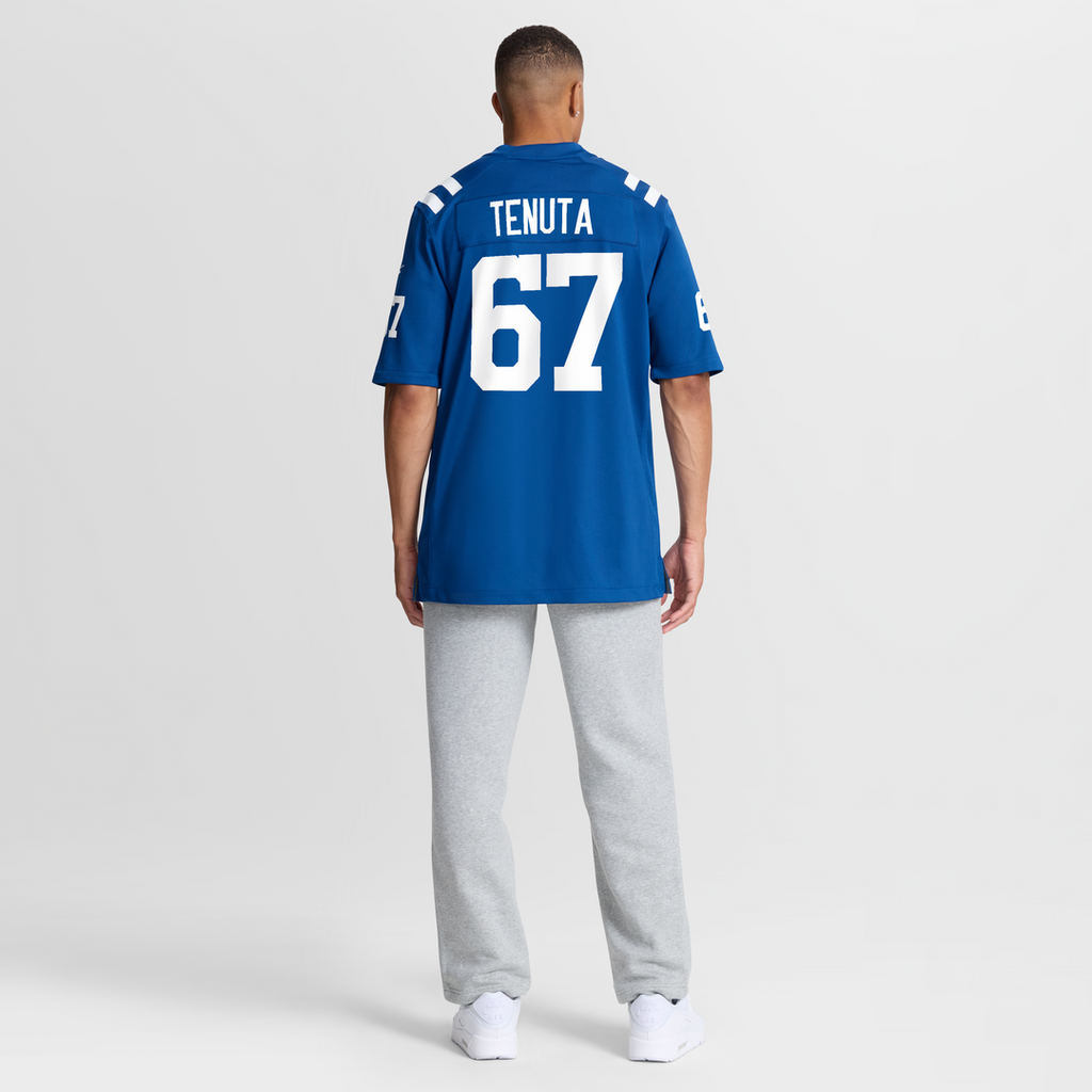 Luke Tenuta Indianapolis Colts Game Jersey - Royal Blue