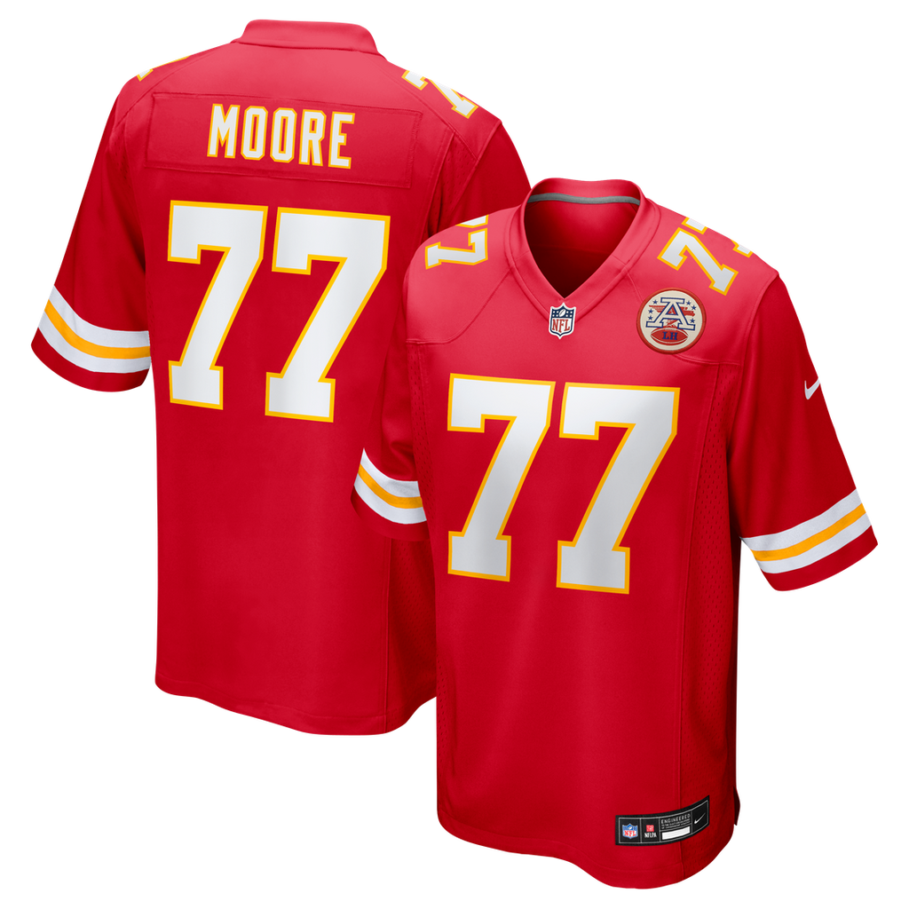 Jaylon Moore Kansas City Chiefs Game Jersey - Red
