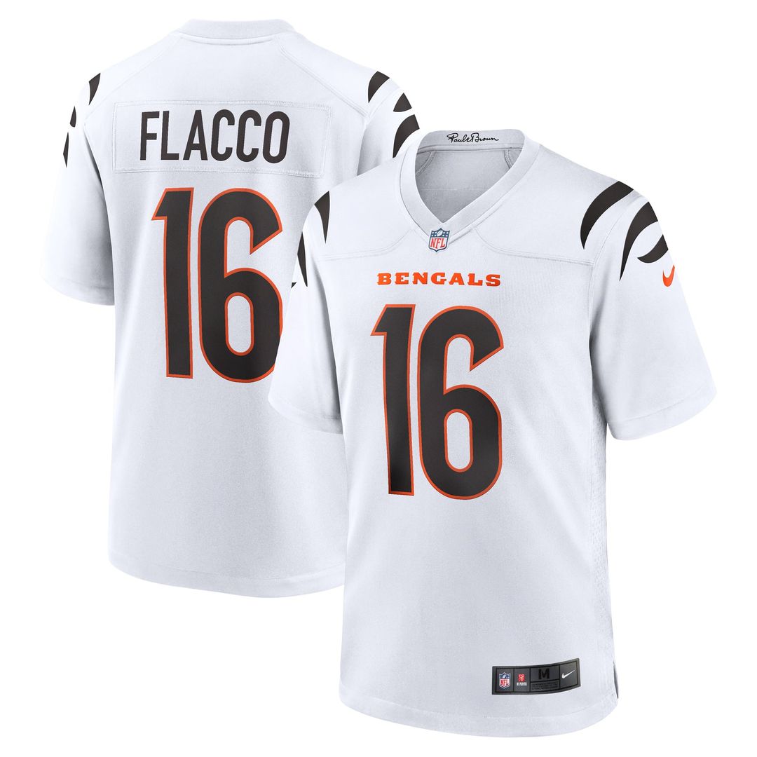 Joe Flacco Cincinnati Bengals Alternate Game Jersey - Orange