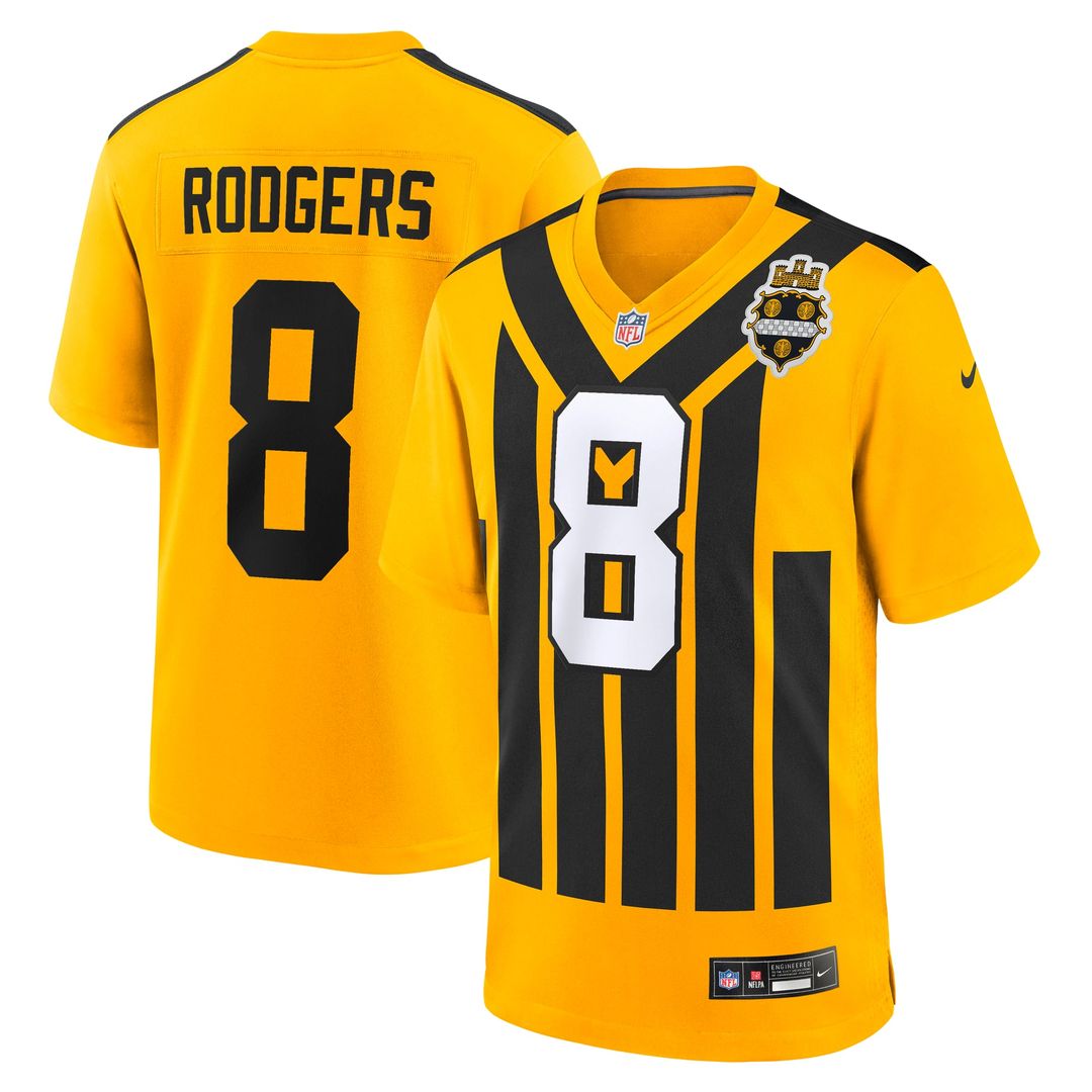 Aaron Rodgers Pittsburgh Steelers Game Jersey - White