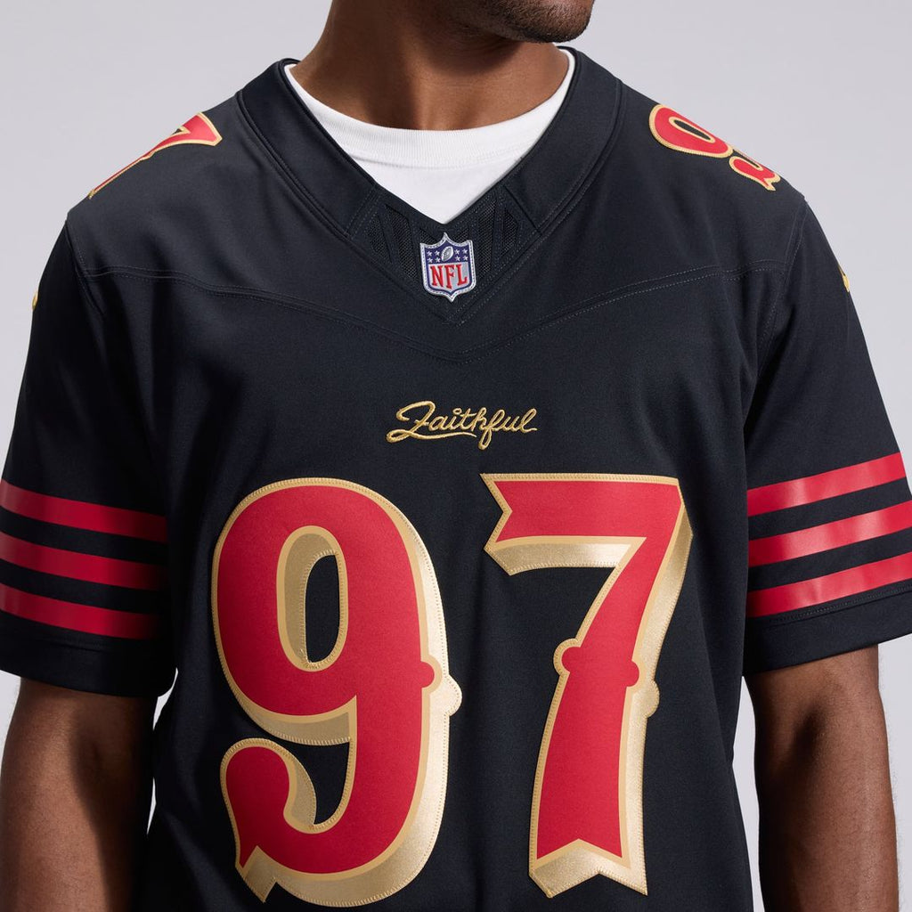 Nick Bosa San Francisco 49ers Rivalries Collection Stitched Limited Jersey - Black