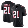 Deion Sanders Atlanta Falcons Alternate Throwback Vapor F.U.S.E. Stitched Retired Limited Jersey - Black