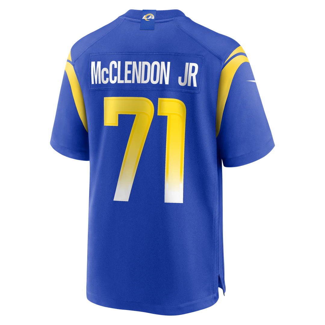 Warren McClendon Jr. Los Angeles Rams Game Jersey - Royal Blue