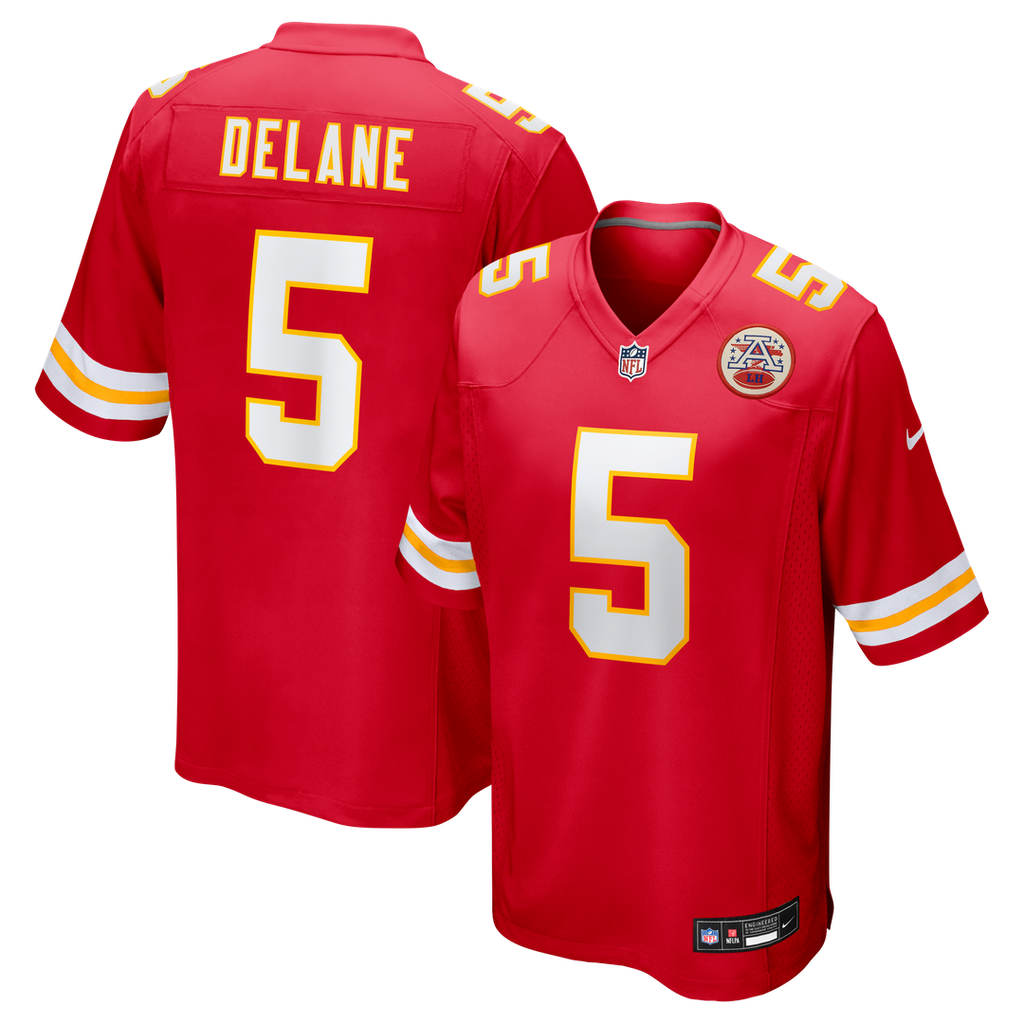 Mansoor Delane Kansas City Chiefs Game Jersey - Red