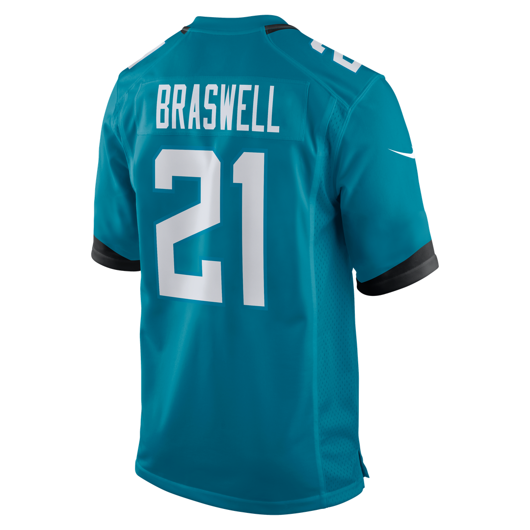 Christian Braswell Jacksonville Jaguars Game Jersey - Teal