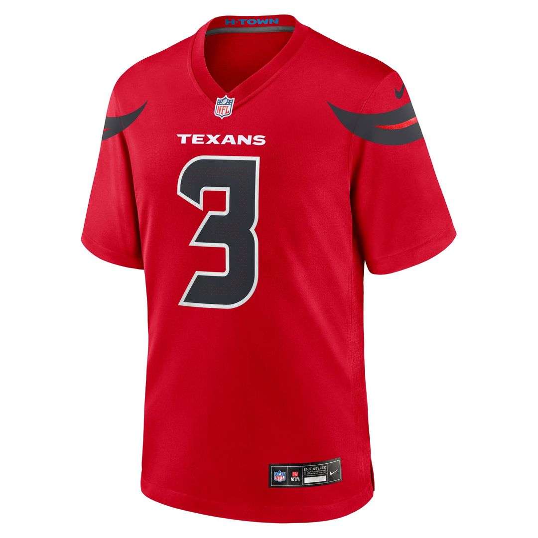 Tank Dell Houston Texans Alternate Game Jersey - Red