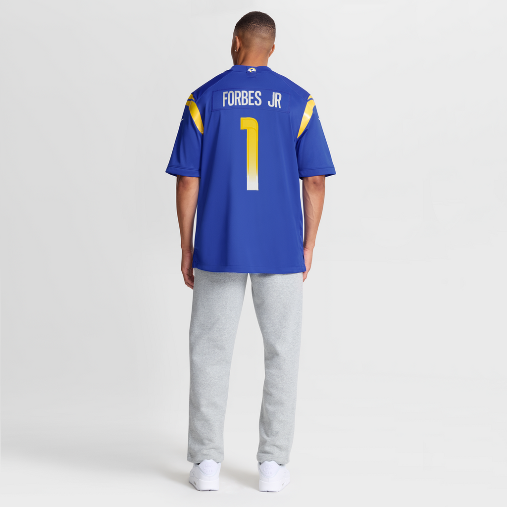Emmanuel Forbes Jr. Los Angeles Rams Game Jersey - Royal Blue