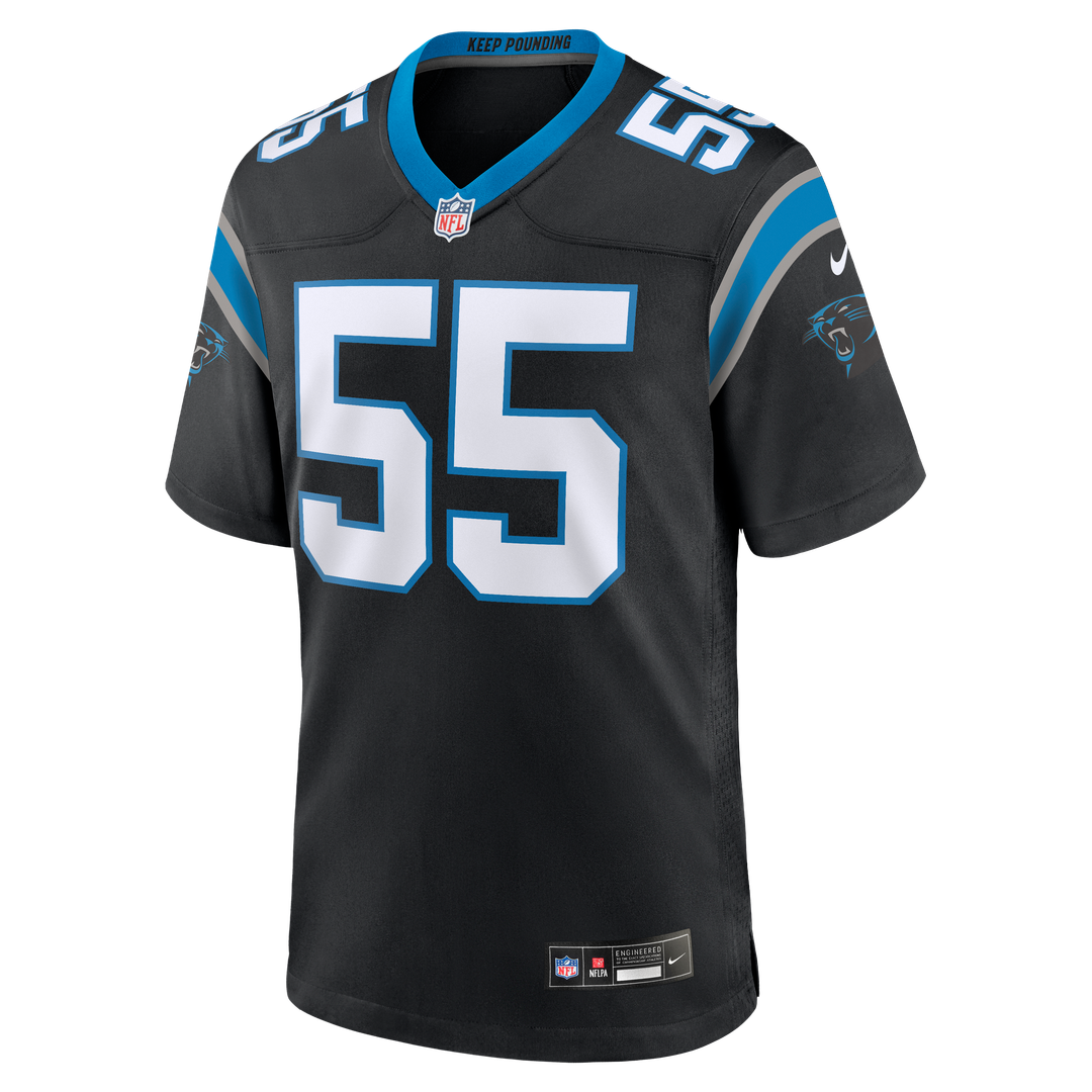 Devin Lloyd Carolina Panthers Game Jersey - Black