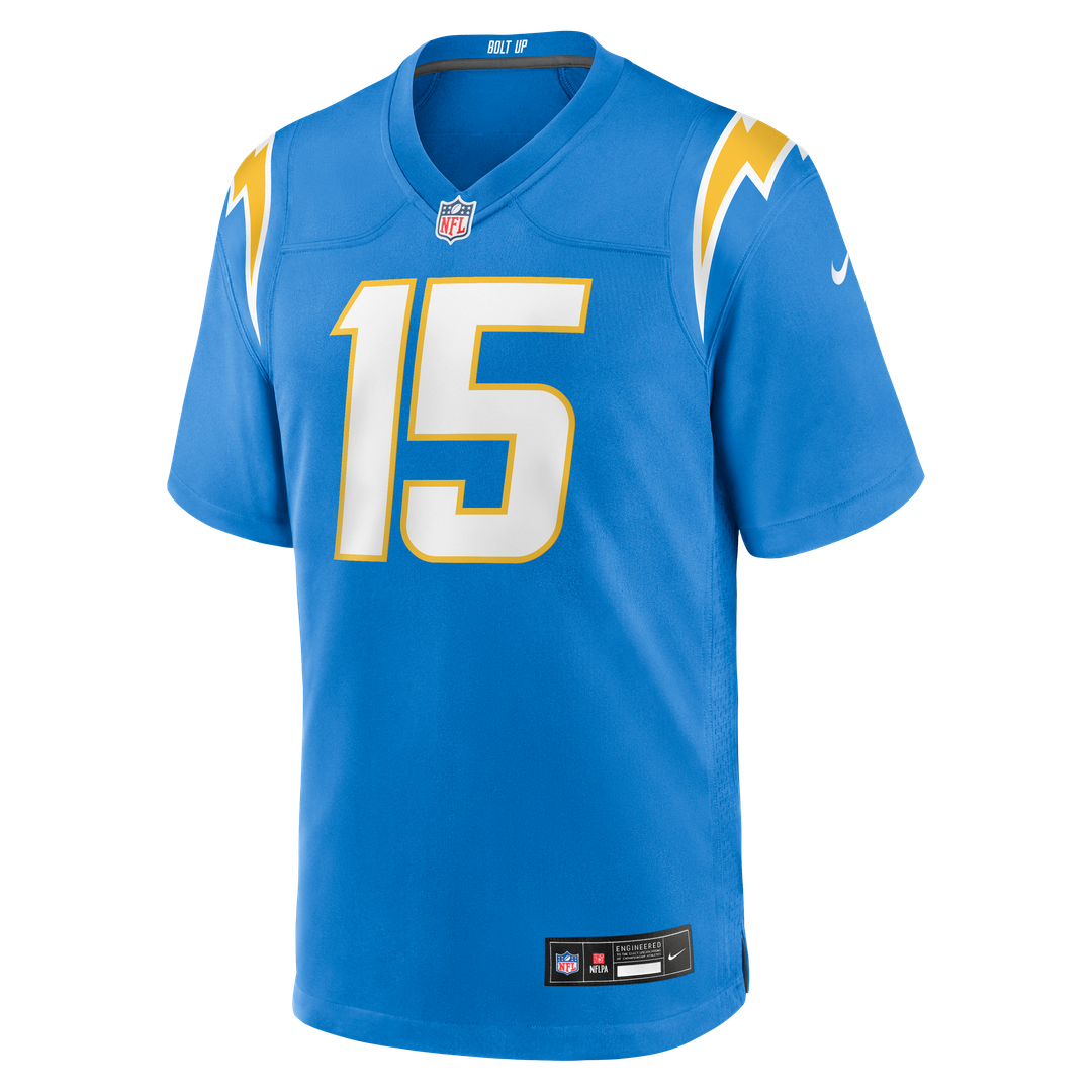 Ladd McConkey Los Angeles Chargers Game Jersey - Powder Blue