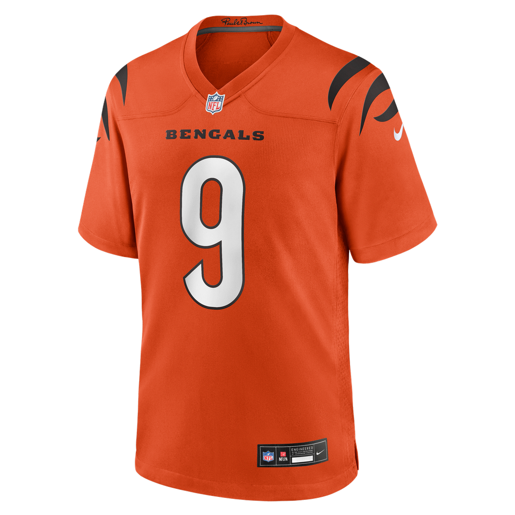Joe Burrow Cincinnati Bengals Game Jersey - Black