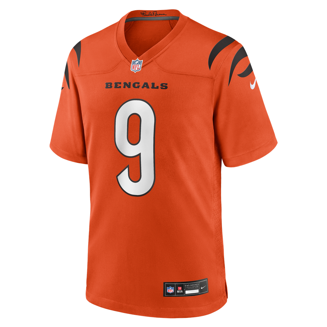 Joe Burrow Cincinnati Bengals Game Jersey - Black