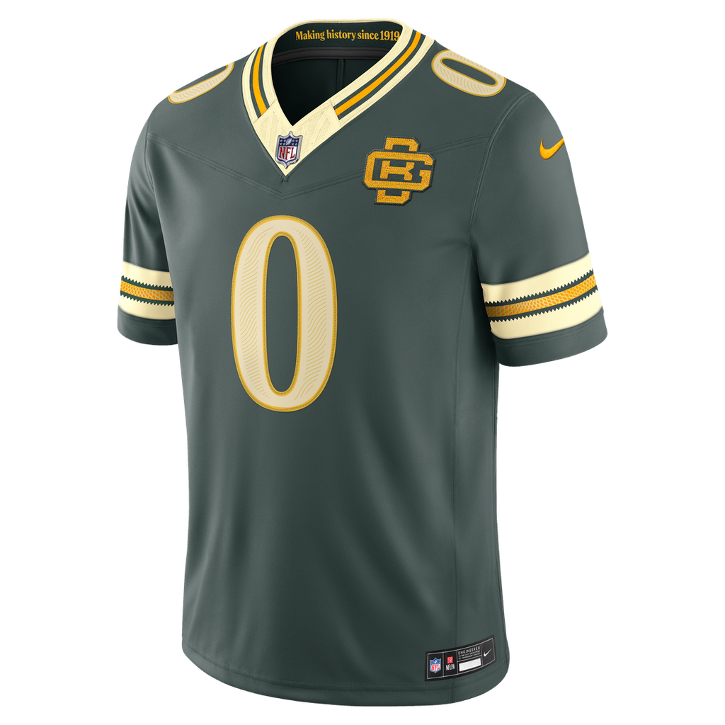 Matthew Golden Green Bay Packers 2026 Rivalries Collection Stitched Limited Jersey - Green