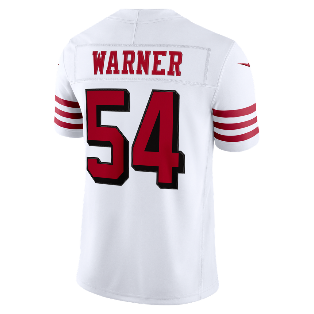 Fred Warner San Francisco 49ers Alternate Vapor F.U.S.E. Stitched Limited Jersey - White