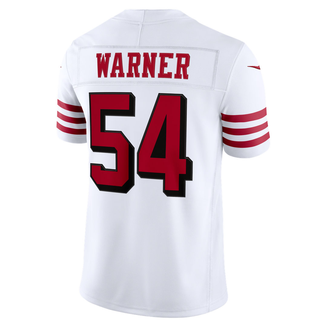 Fred Warner San Francisco 49ers Alternate Vapor F.U.S.E. Stitched Limited Jersey - White