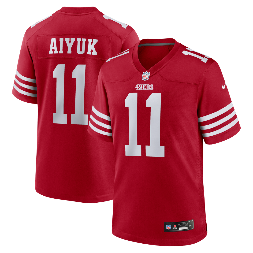 Brandon Aiyuk San Francisco 49ers Team Game Jersey - Scarlet