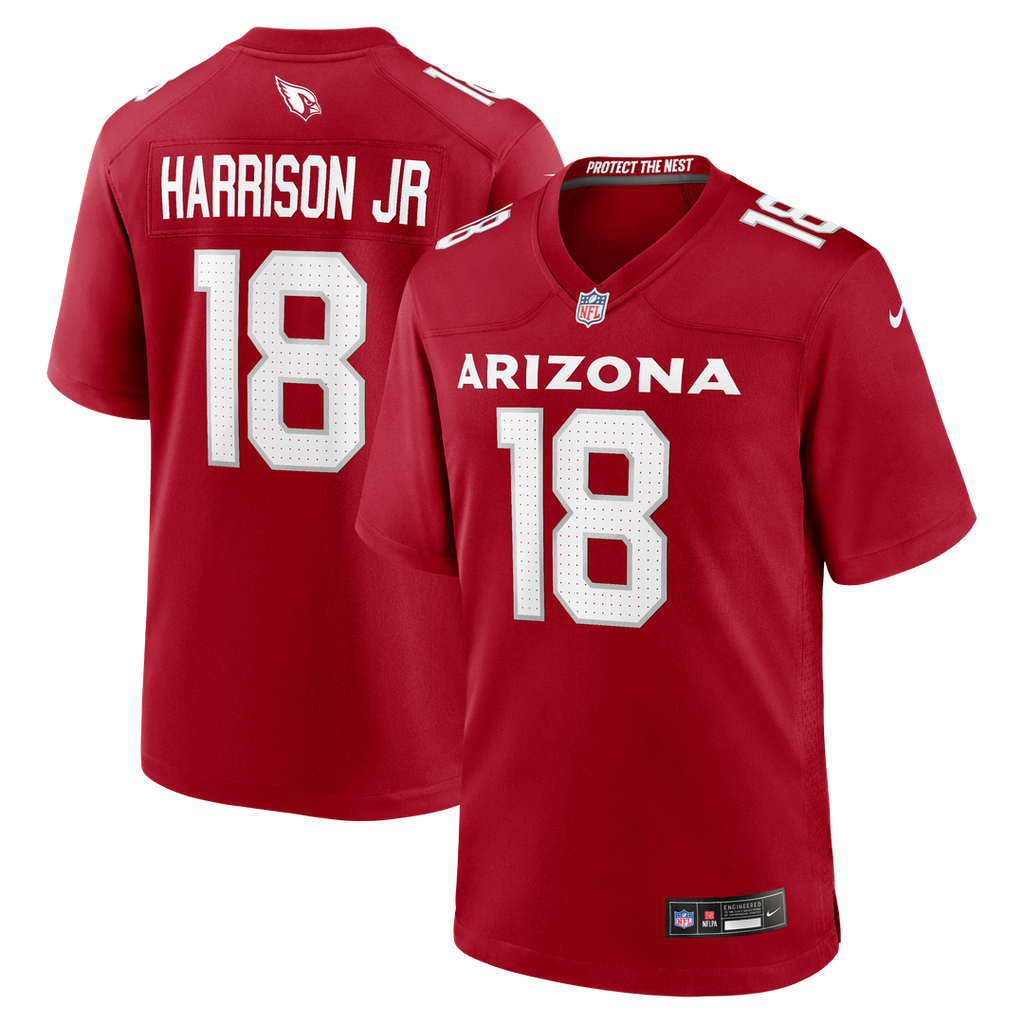 Marvin Harrison Jr. Arizona Cardinals Game Jersey - Cardinal