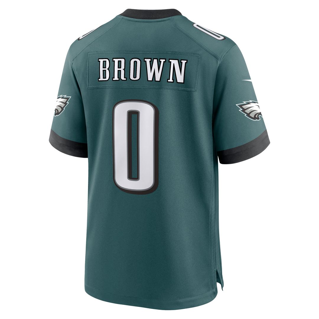Marquise Brown Philadelphia Eagles Game Jersey - Midnight Green