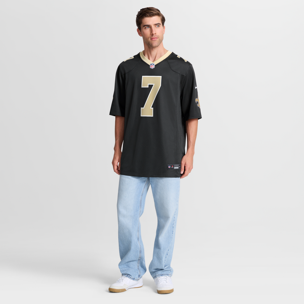 Morten Andersen New Orleans Saints Game Jersey - Black