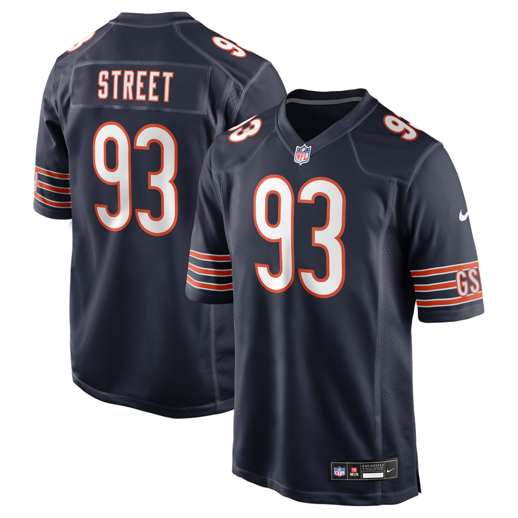 Kentavius Street Chicago Bears Game Jersey - Navy