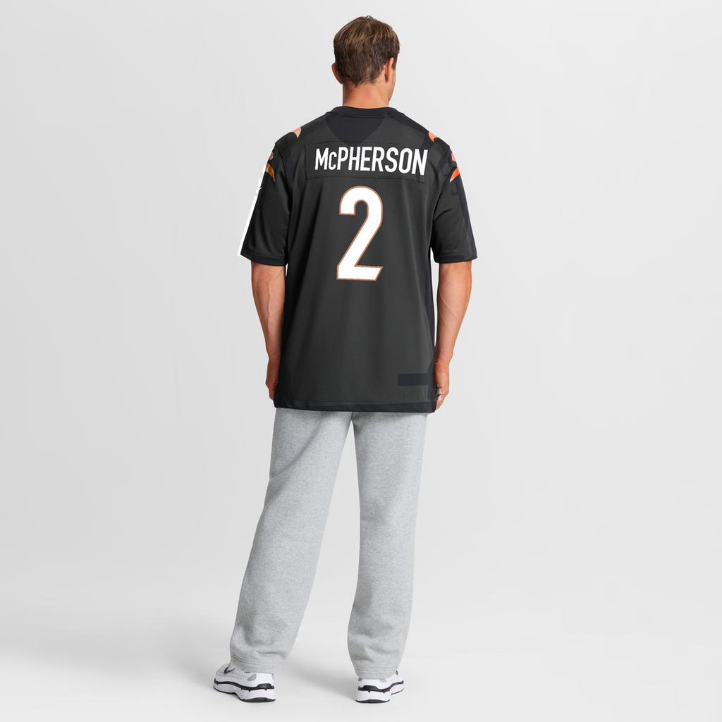 Evan McPherson Cincinnati Bengals Game Jersey - Black