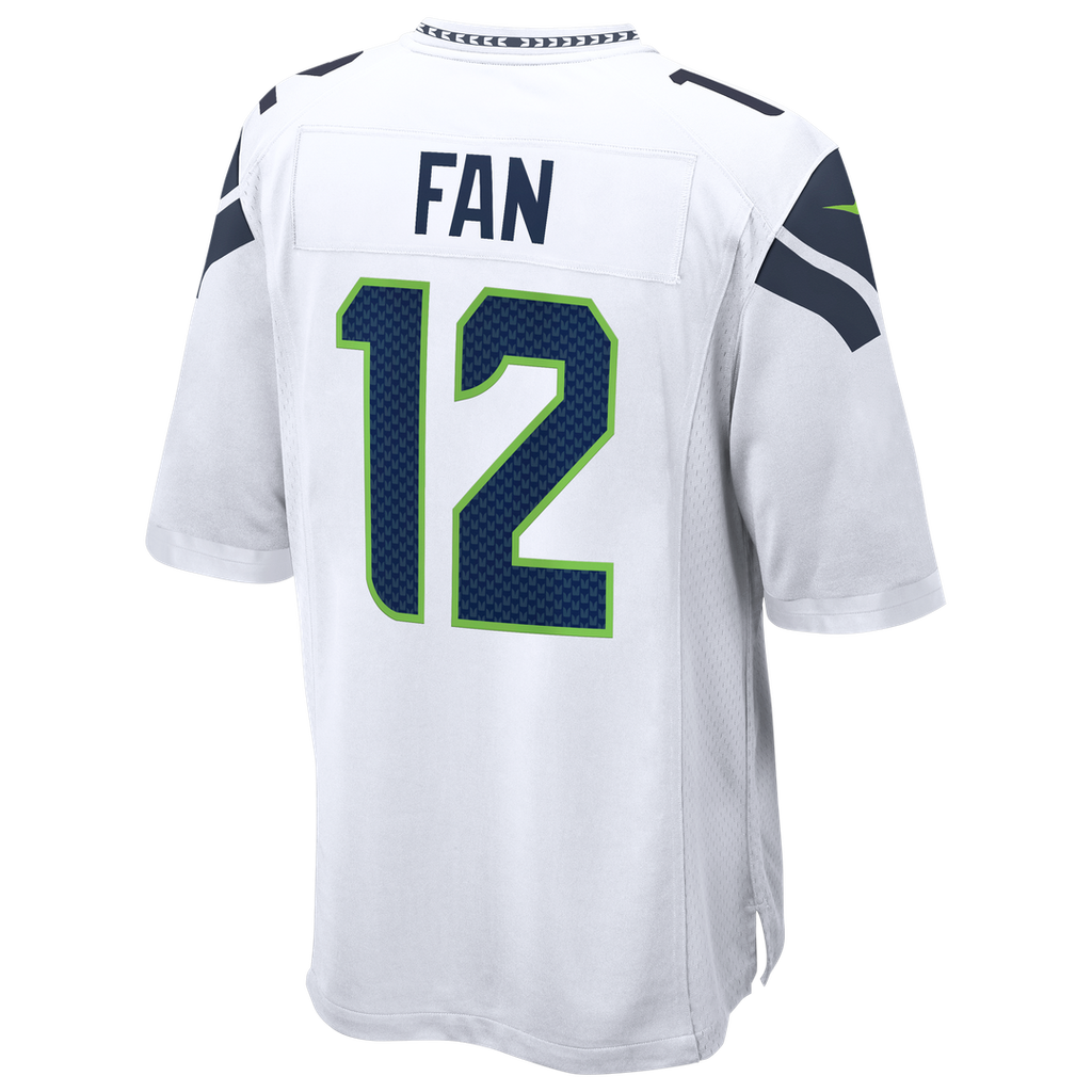 12s Seattle Seahawks Game Jersey - White
