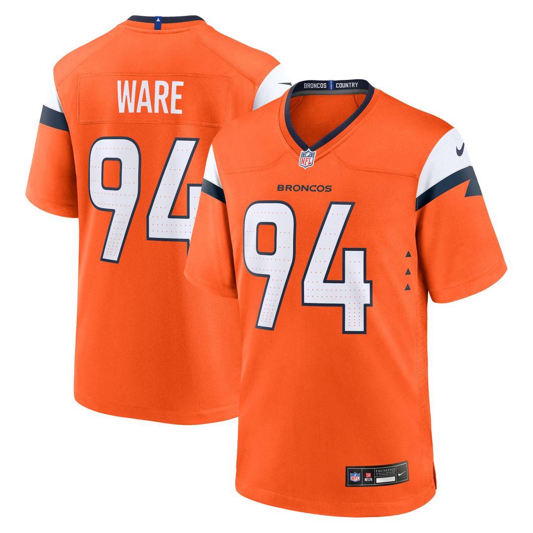 DeMarcus Ware Denver Broncos Team Game Jersey - Orange