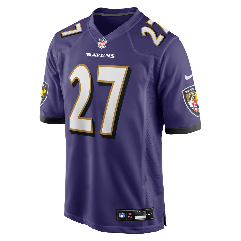 T.J. Tampa Baltimore Ravens Game Jersey - Purple