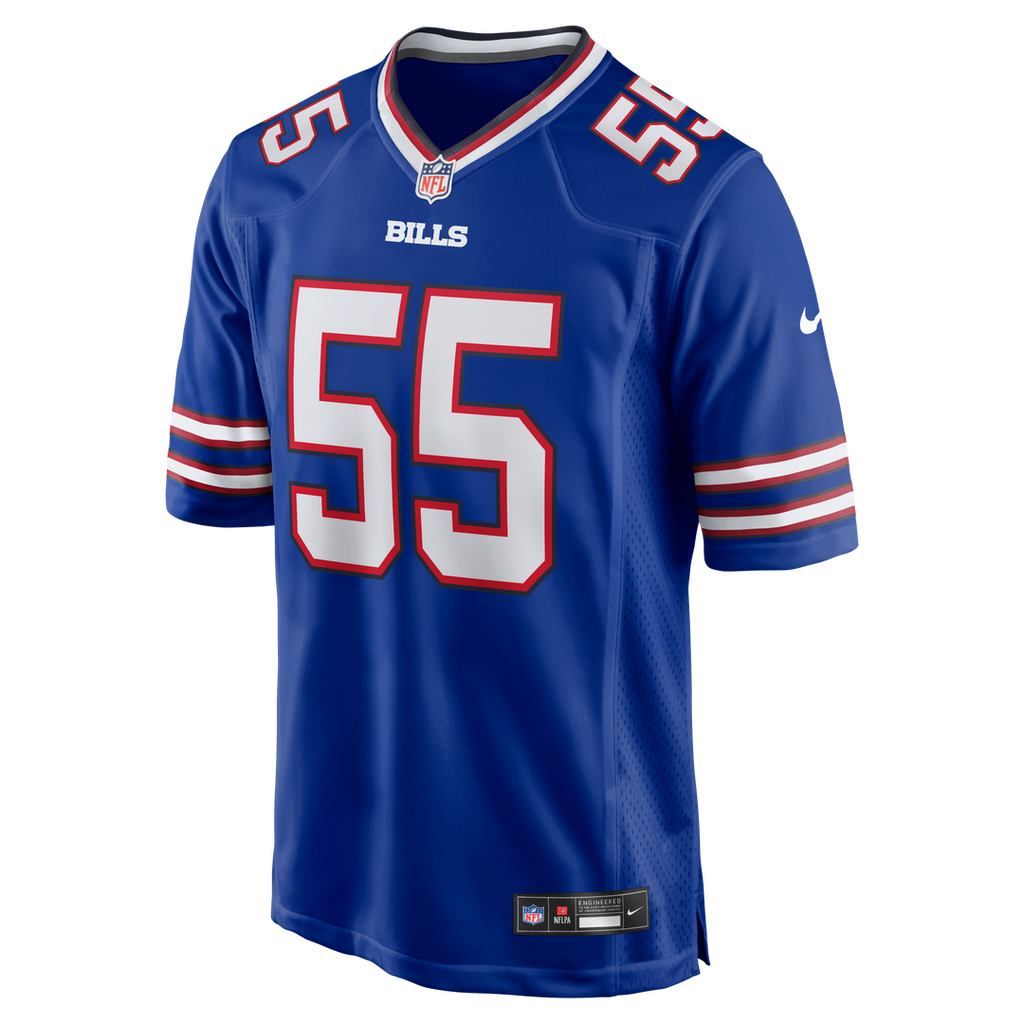 Michael Hoecht Buffalo Bills Game Jersey - Royal Blue