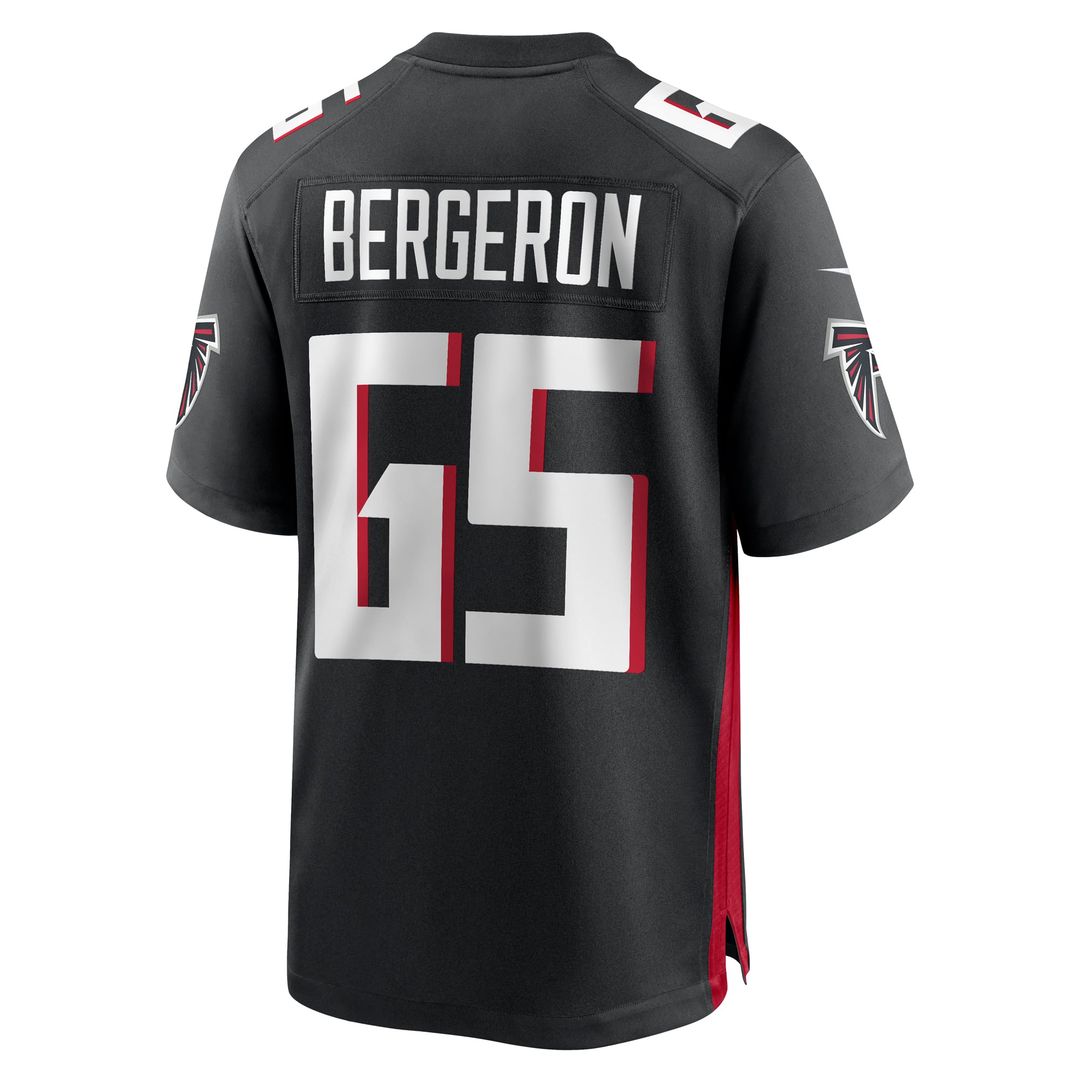 Matthew Bergeron Atlanta Falcons Game Jersey - Black
