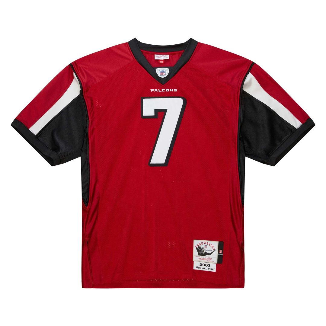 Michael Vick Atlanta Falcons 2003 Authentic Throwback Jersey - Red