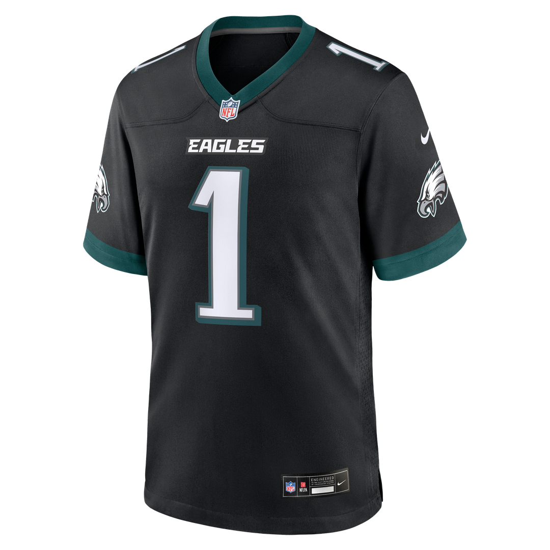 Jalen Hurts Philadelphia Eagles Game Jersey - Midnight Green