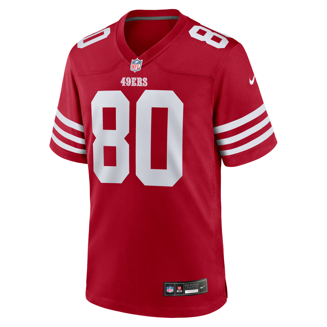 Jerry Rice San Francisco 49ers Retired Team Game Jersey - Scarlet
