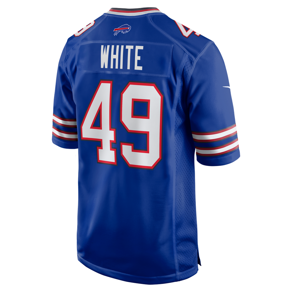 DaShaun White Buffalo Bills Game Jersey - Royal Blue