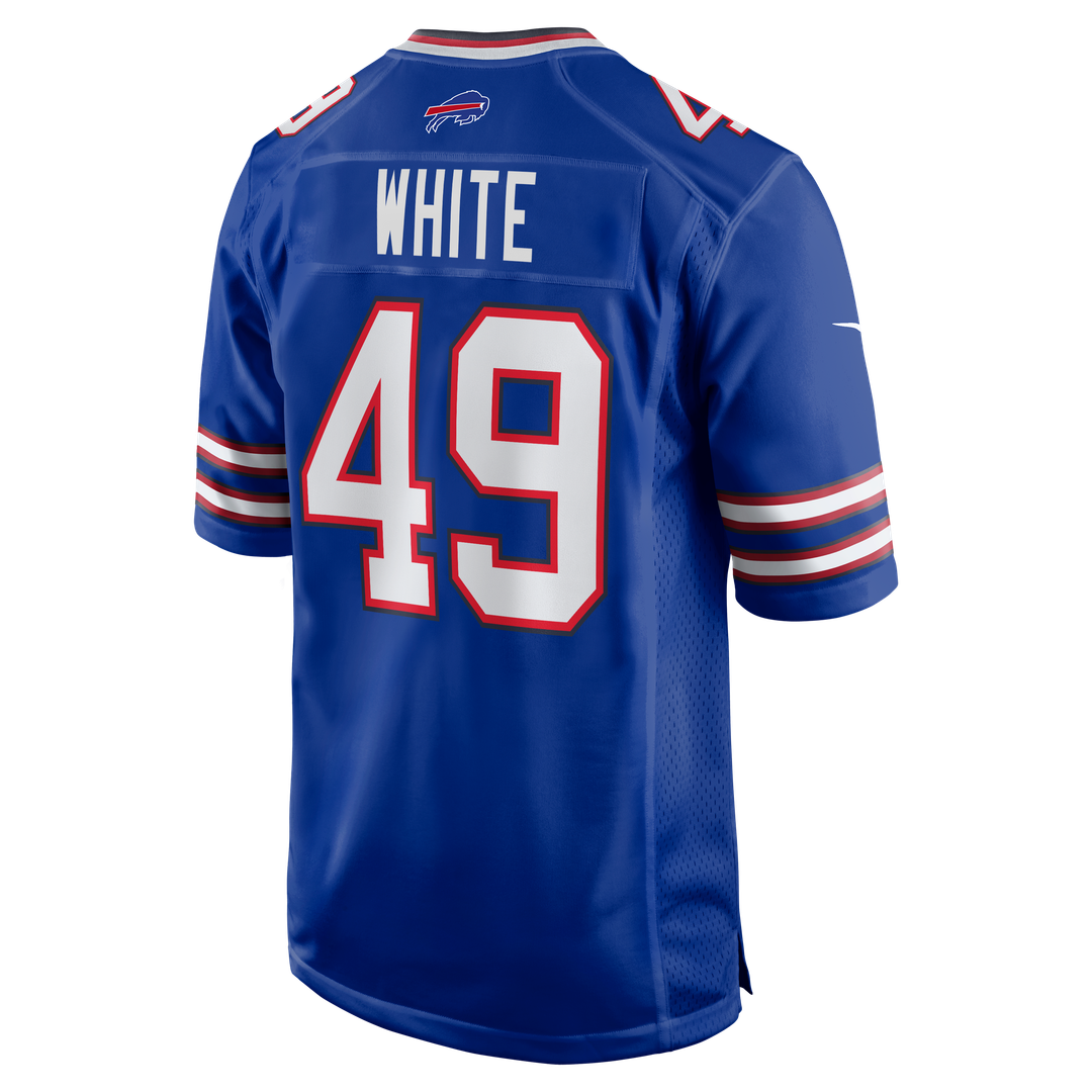 DaShaun White Buffalo Bills Game Jersey - Royal Blue