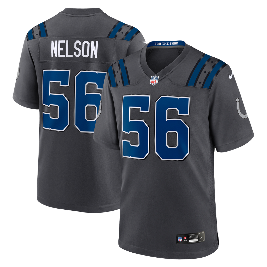 Quenton Nelson Indianapolis Colts 2026 Rivalries Collection Game Jersey - Anthracite