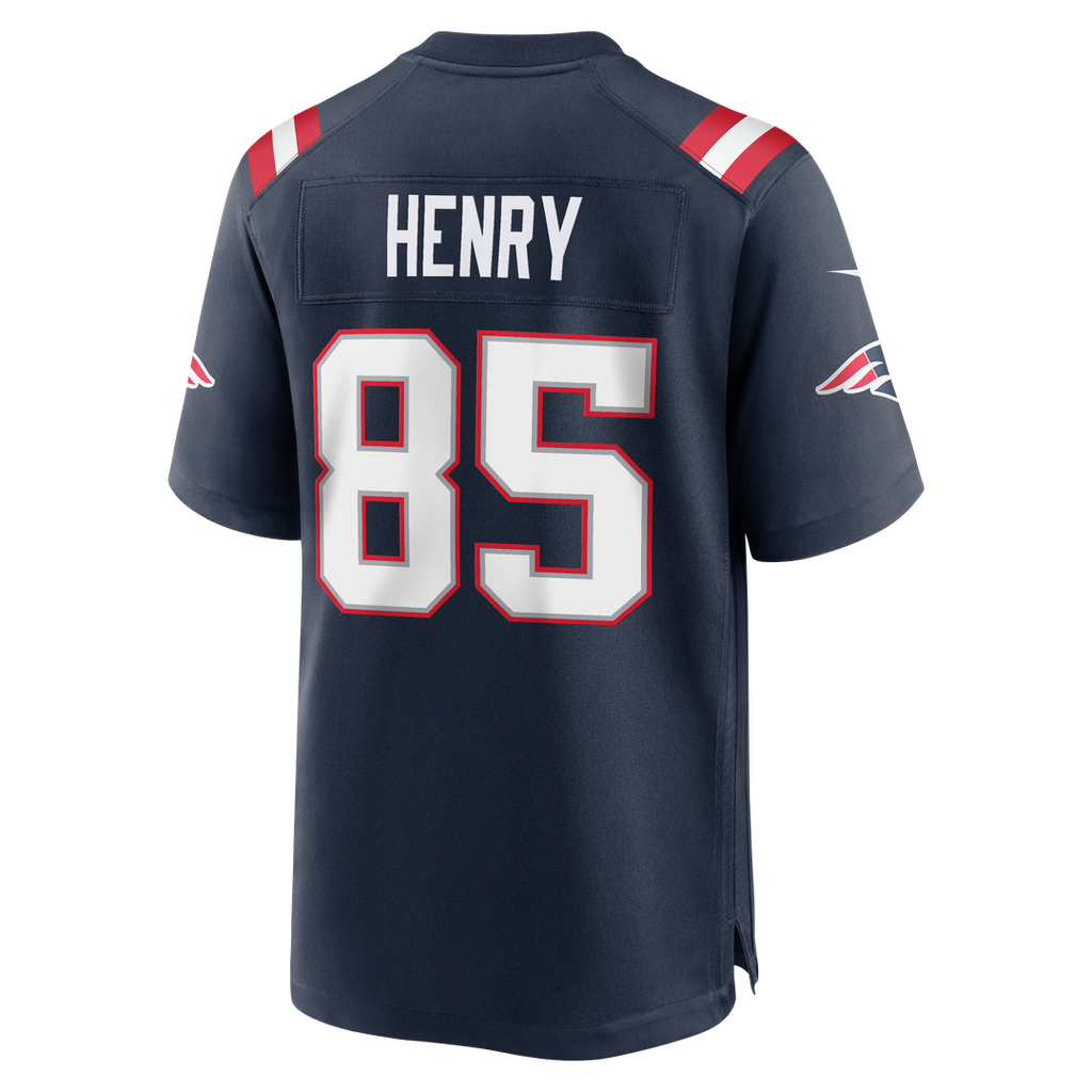 Hunter Henry New England Patriots Game Jersey - Navy