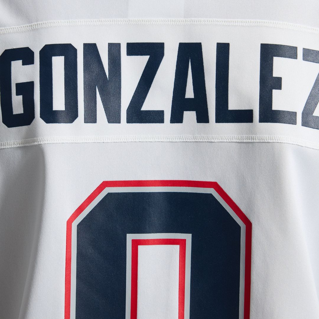 Christian Gonzalez New England Patriots Game Jersey - Navy