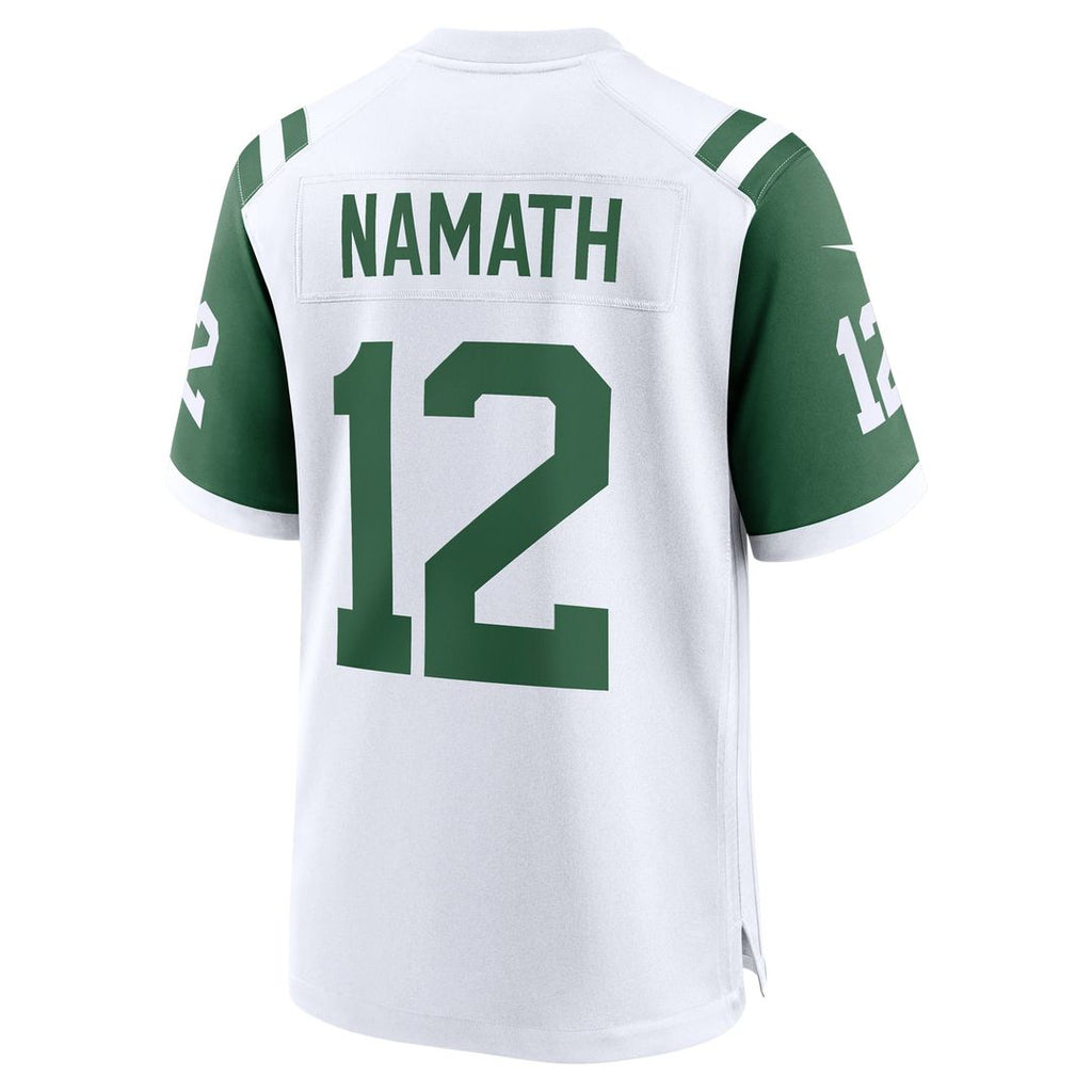 Joe Namath New York Jets Classic Alternate Game Jersey - White