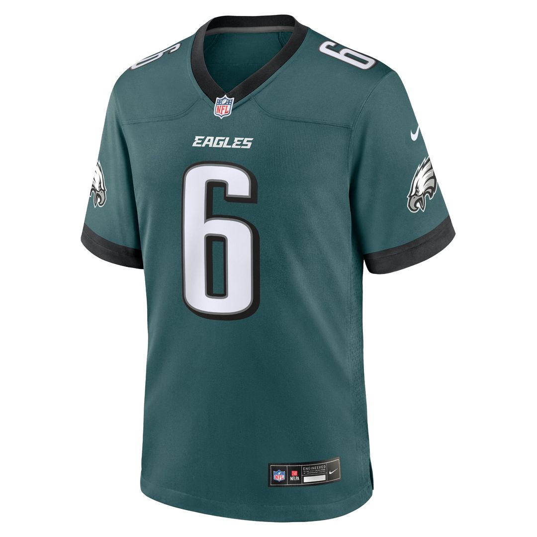 DeVonta Smith Philadelphia Eagles Game Jersey - Midnight Green