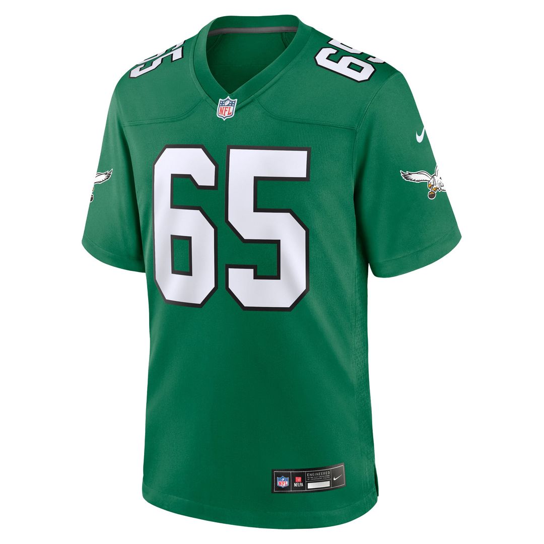 Lane Johnson Philadelphia Eagles Alternate Game Jersey - Kelly Green