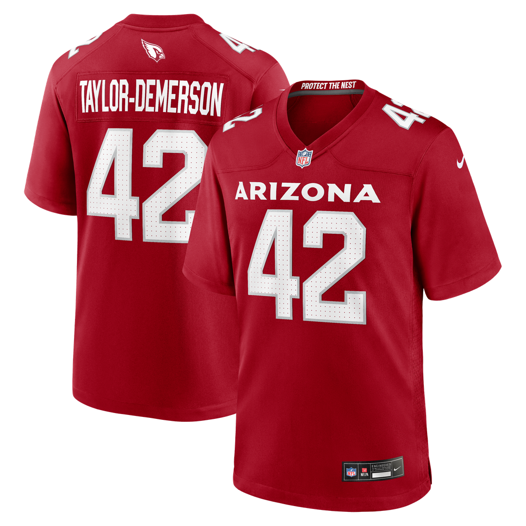 Dadrion Taylor-Demerson Arizona Cardinals Game Jersey - Cardinal